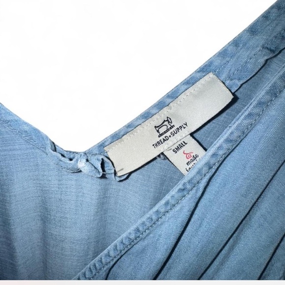 Thread + Supply Chambray Jumpsuit – Size Small - Picture 3 of 3